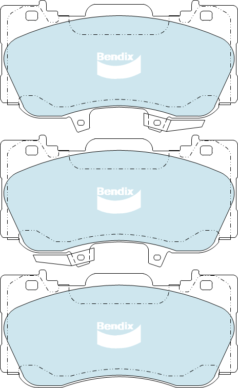Bendix Db2475 General Ct Disc Pad Set DB2475 GCT