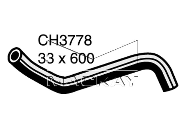 Mackay Bottom Radiator Hose CH3778