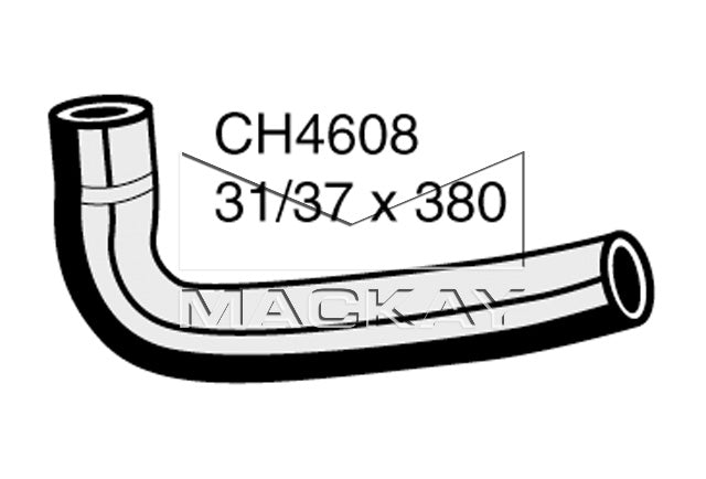Mackay Top Radiator Hose CH4608