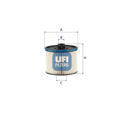 UFI Filters Fuel Filter 26.195.00
