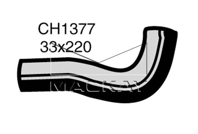 Mackay Top Radiator Hose CH1377