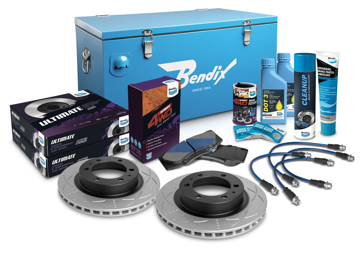 Bendix Ultimate 4x4 Brake Upgrade Kit (Suits 4" Lift) U4WD-BUK4+4