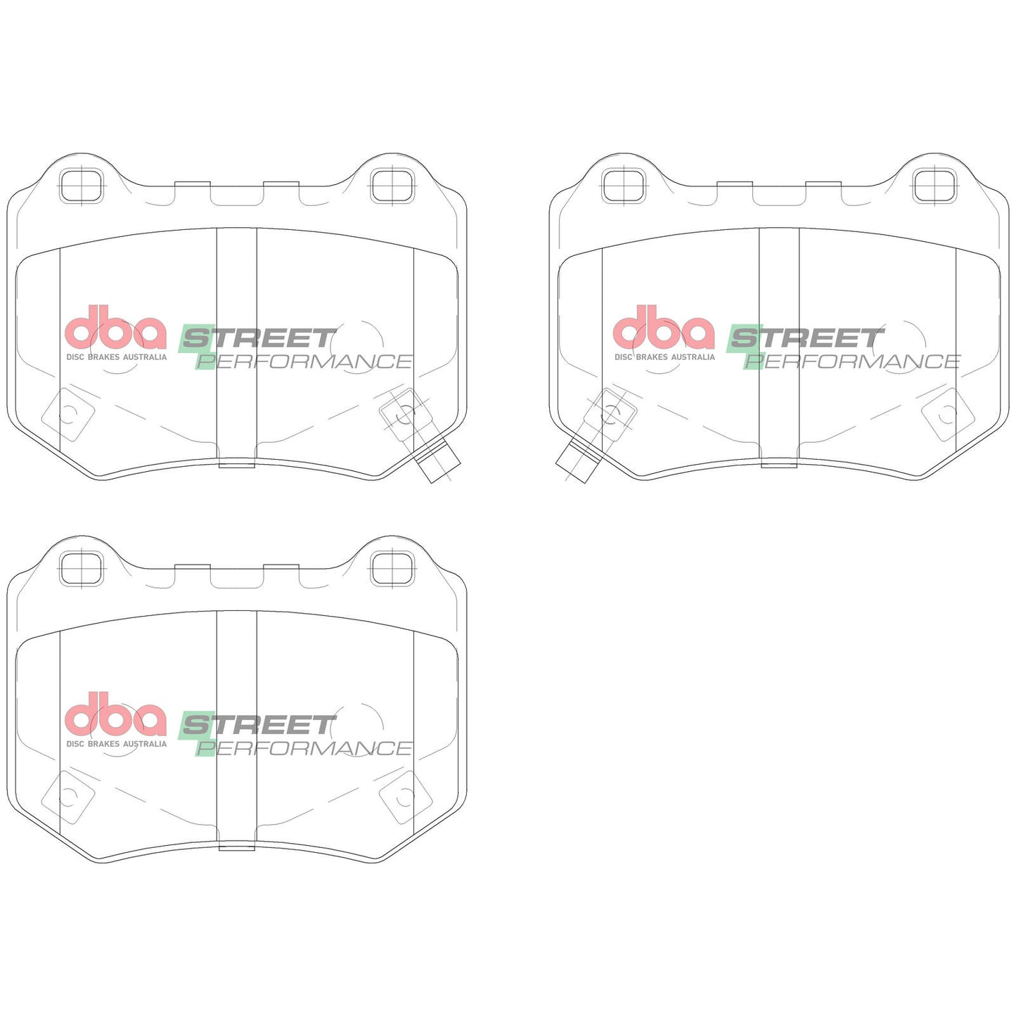 DBA SP Performance Brake Pad Set DB15007SP