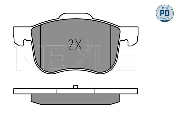 MEYLE Brake Pad Set 025 230 7318/PD