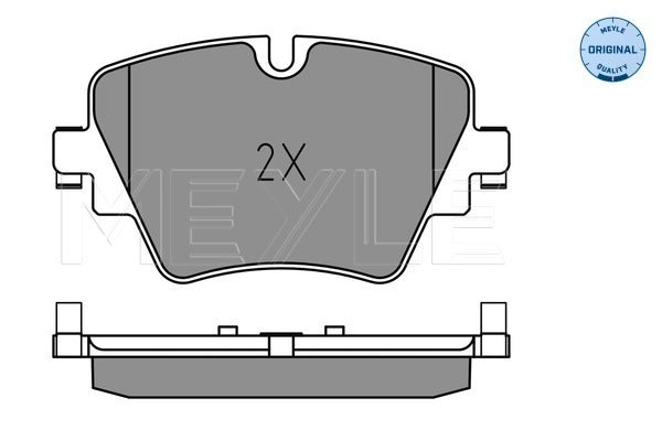 MEYLE Brake Pad Set 025 256 1718