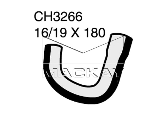Mackay Heater Hose CH3266