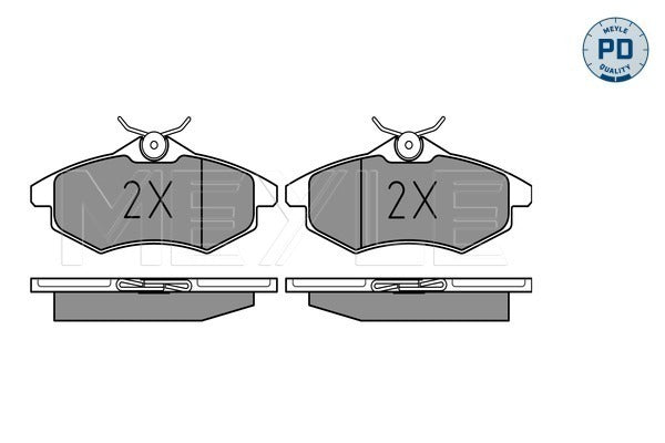 MEYLE Brake Pad Set 025 234 0719/PD