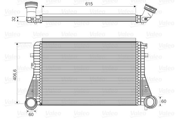 Valeo Intercooler 818795