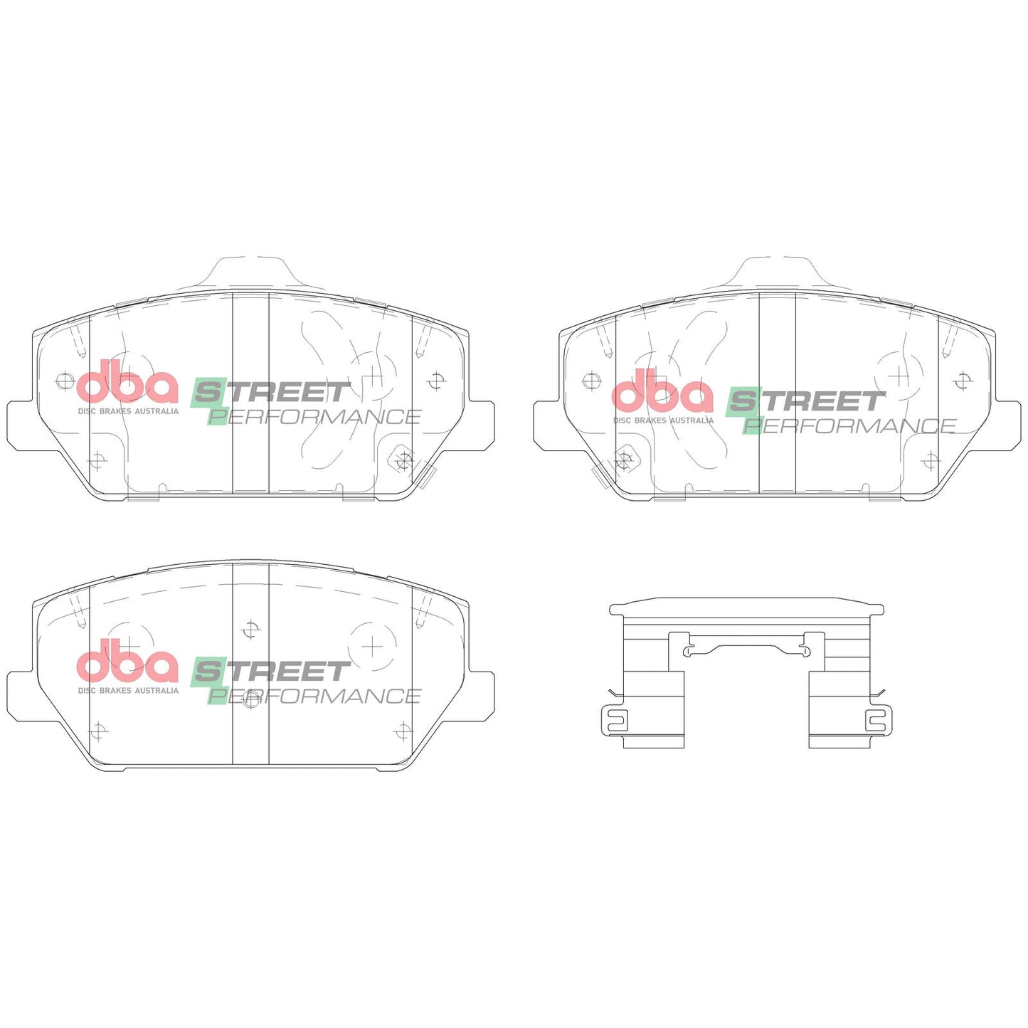 DBA SP Performance Brake Pad Set DB15012SP