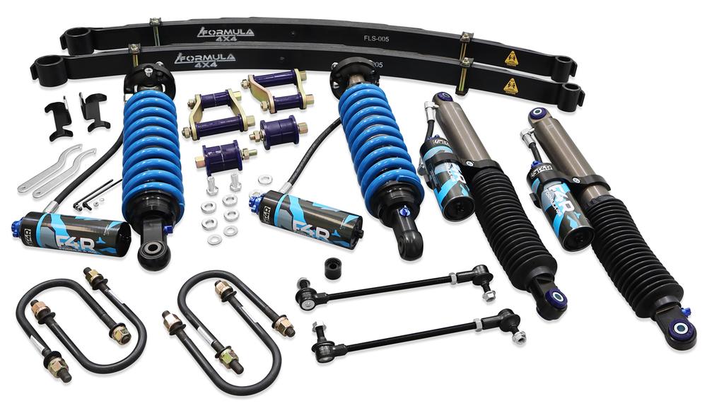 Formula 4x4 2 Inch to 3 Inch Adjustable Formula 4x4 Lift Kit to suit Ford Ranger PX I & II 2011-2018 & Mazda BT-50 2011-2020