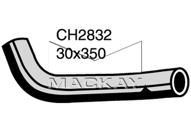 Mackay Bottom Radiator Hose CH2832