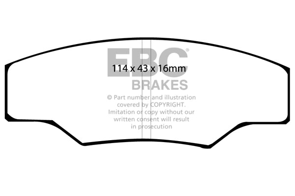 EBC Ap Racing - Cp2340D43 & D51 Pads DP2003