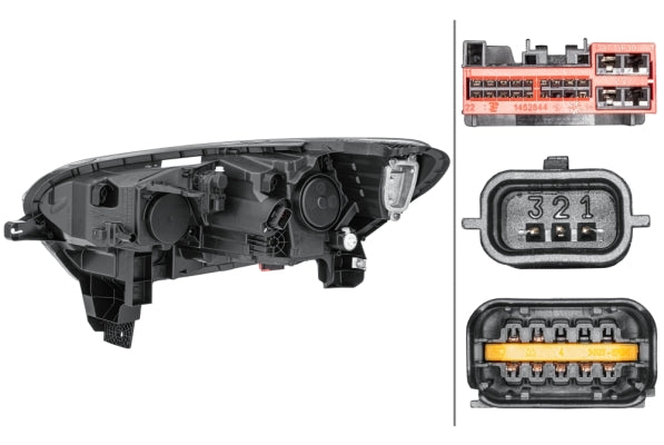 Hella Headlight 1LX 013 888-121