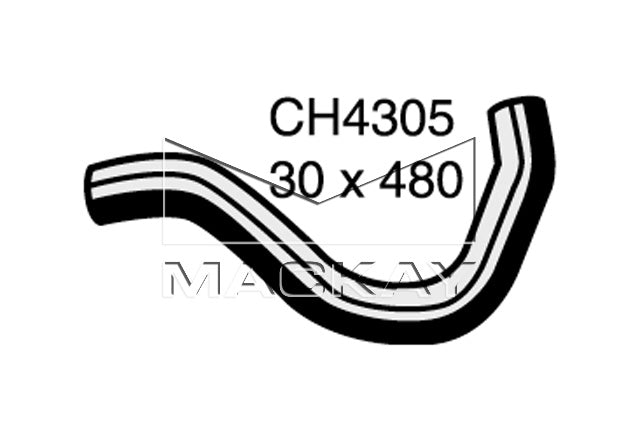 Mackay Top Radiator Hose CH4305