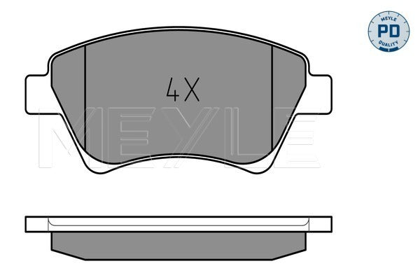 MEYLE Brake Pad Set 025 239 3018/PD