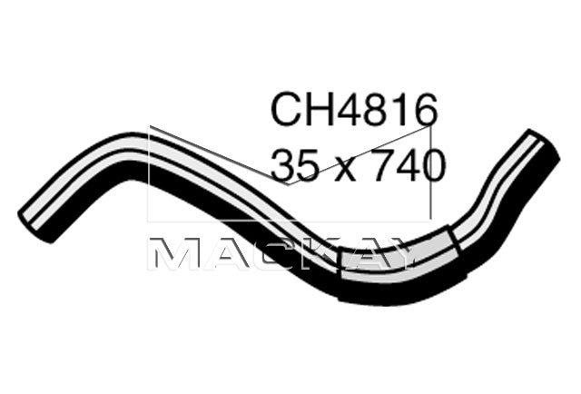 Mackay Bottom Radiator Hose CH4816