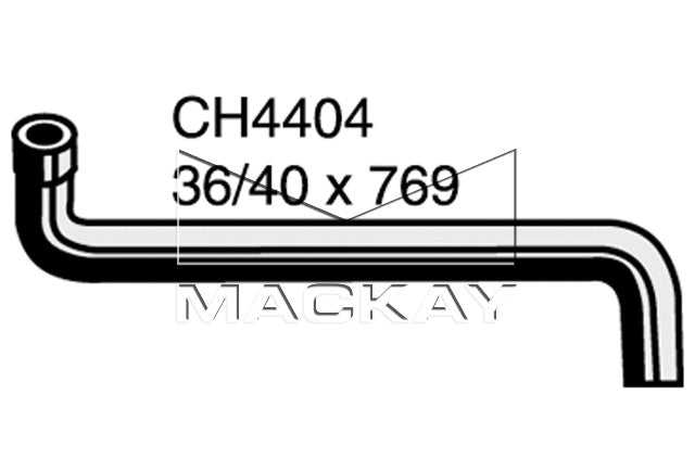 Mackay Bottom Radiator Hose CH4404
