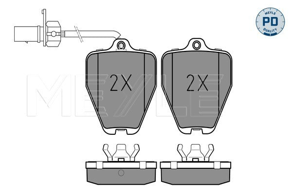 MEYLE Brake Pad Set 025 214 5218/PD