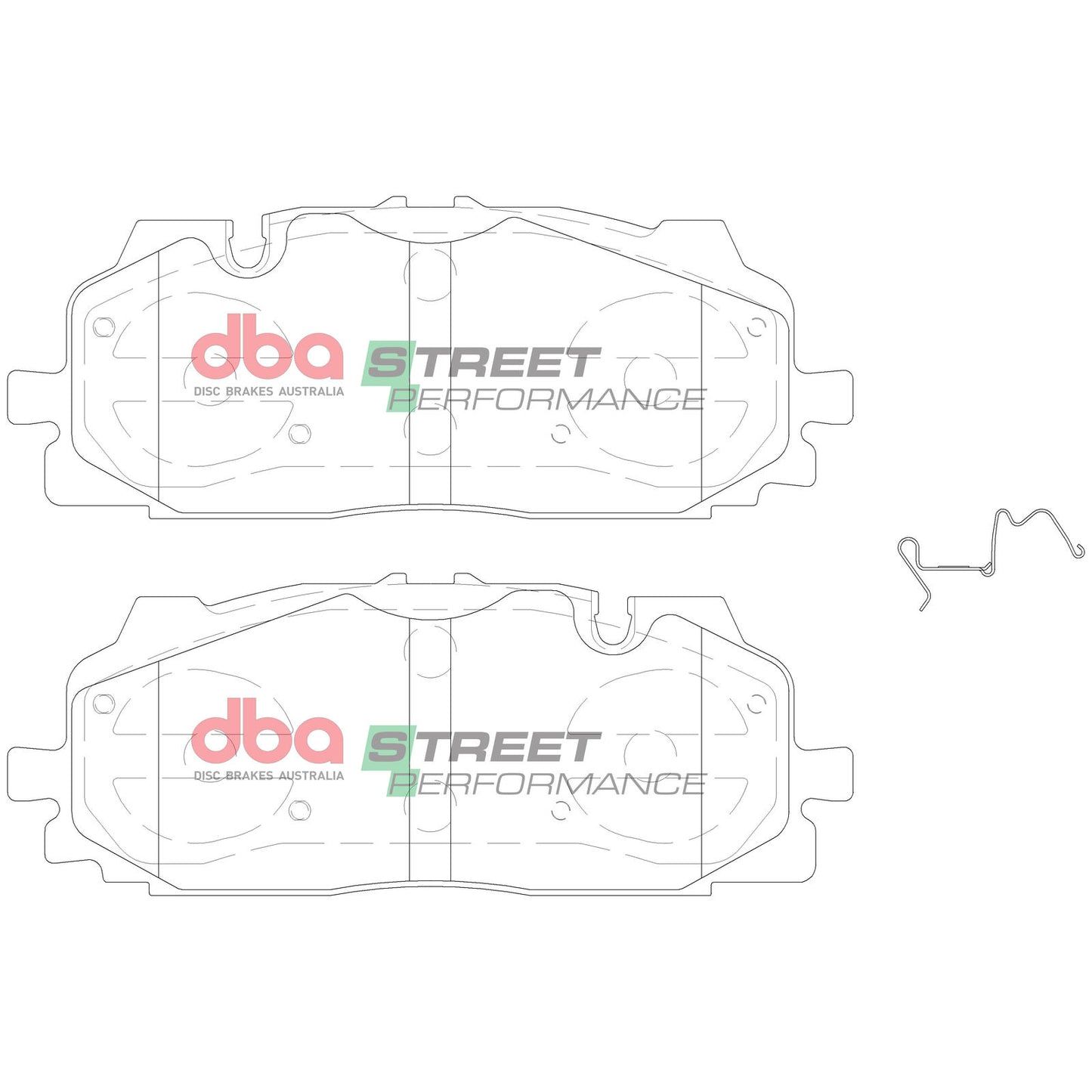 DBA SP Performance Brake Pad Set DB15030SP