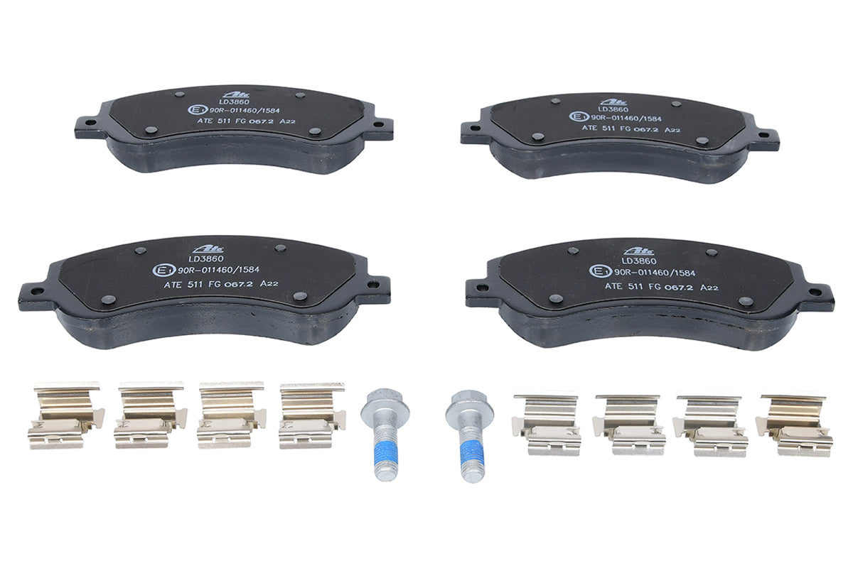 ATE Ceramic Brake Pad Set Front 13.0470-3860.2