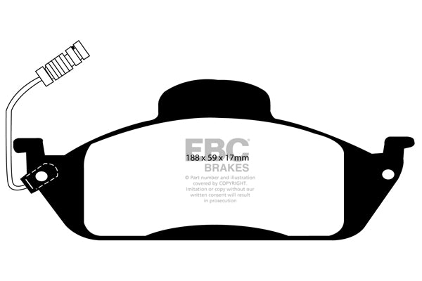 EBC Brake Pad Set DP61232