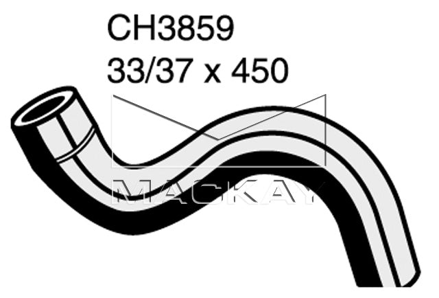 Mackay Bottom Radiator Hose CH3859