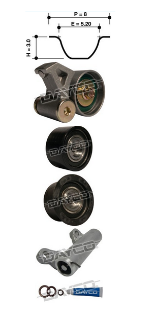 Dayco Timing Belt Kit KTBA041H