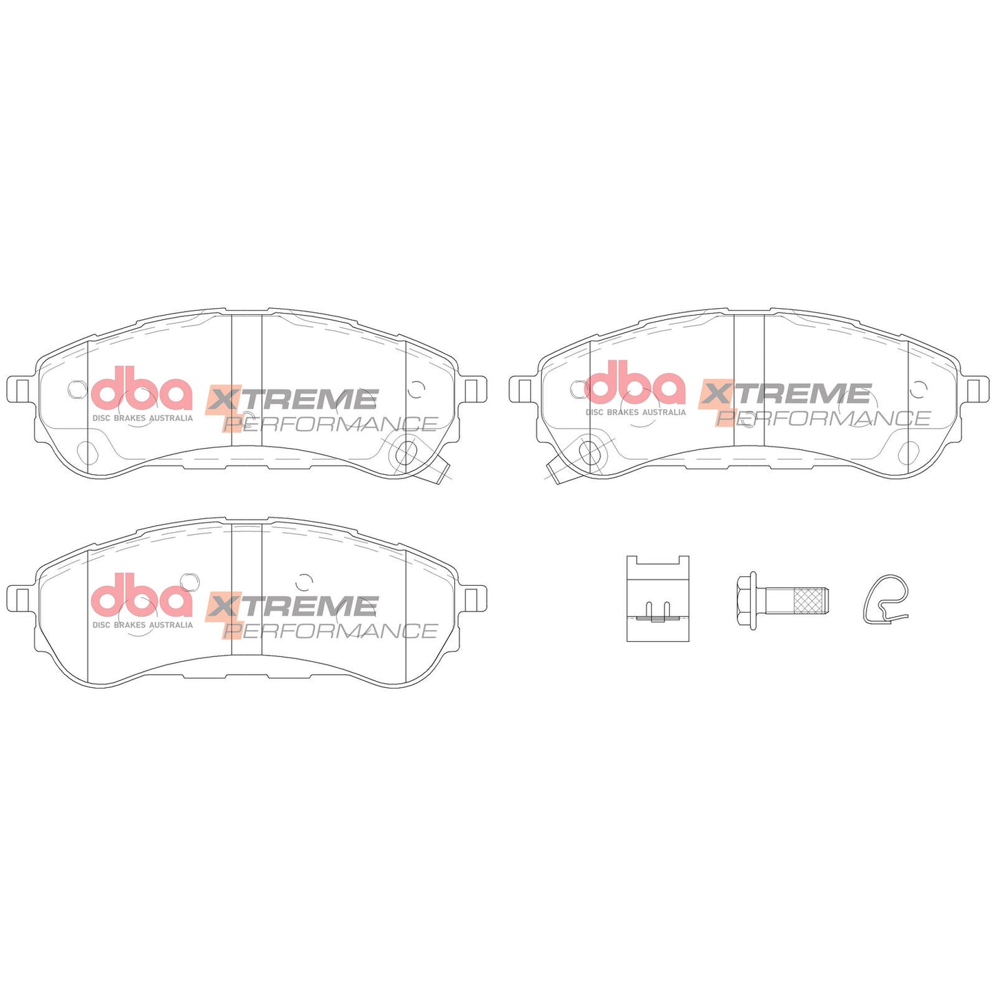 DBA Xtreme Performance Brake Pad Set DB15016XP