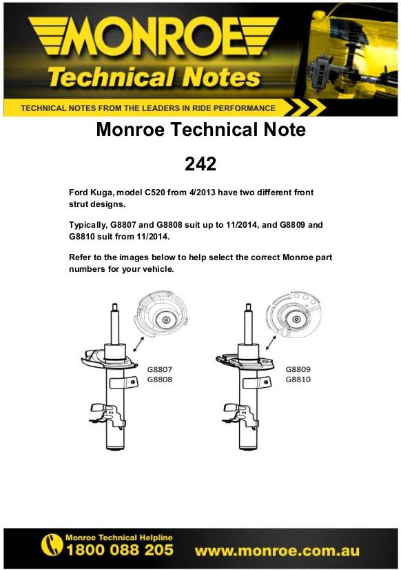 Monroe Strut - Original G8809