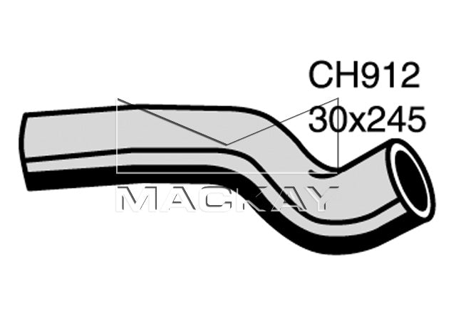 Mackay Bottom Radiator Hose CH912