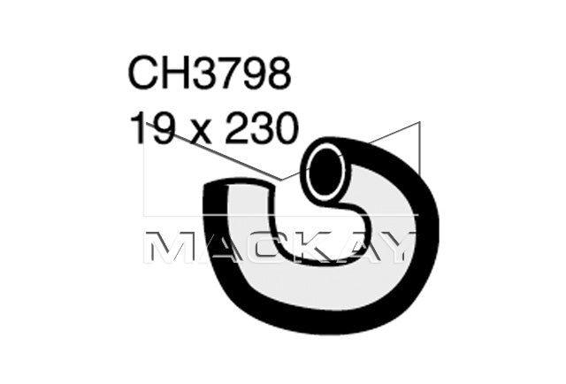 Mackay Bypass Heater Hose CH3798