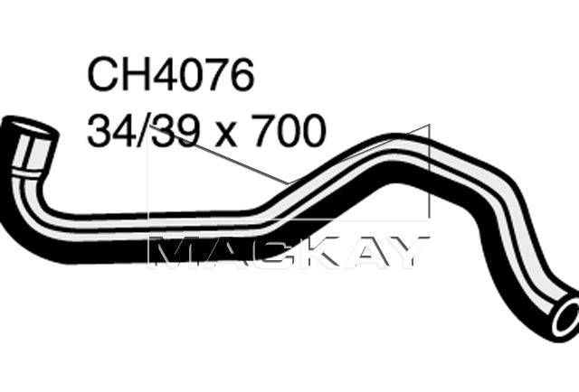 Mackay Bottom Radiator Hose CH4076