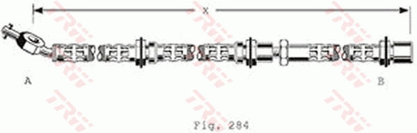 TRW Brake Hose PHD175