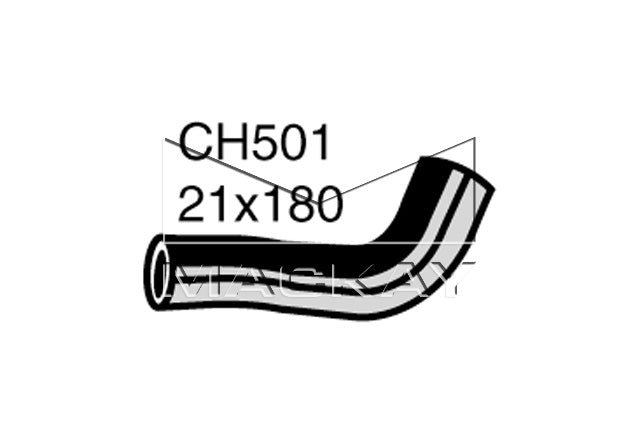 Mackay Top Radiator Hose CH501