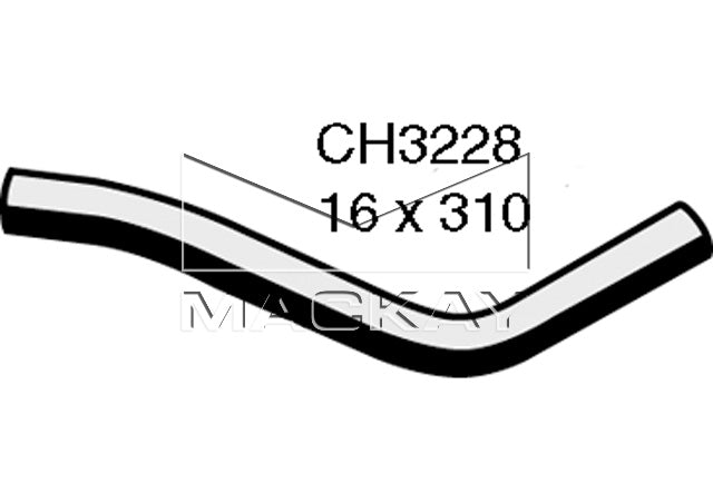 Mackay Heater Hose CH3228