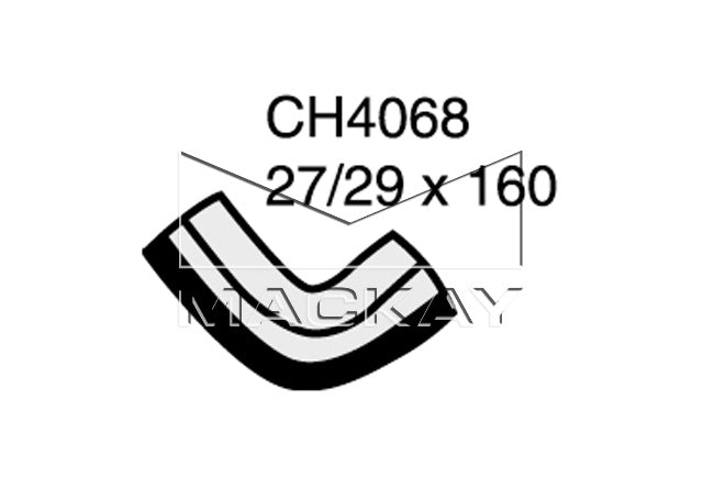 Mackay Heater Hose CH4068