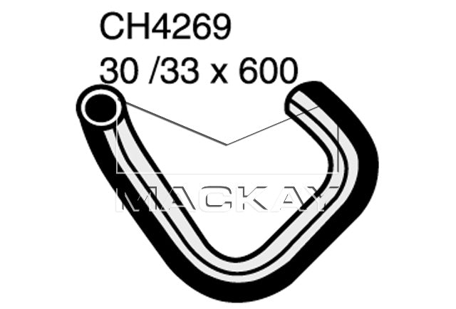 Mackay Bottom Radiator Hose CH4269