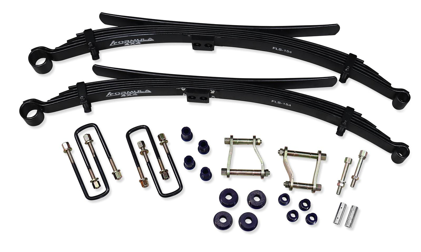Formula 4x4 Leaf Spring Kit - approx. 40mm lift at 150-300kg load to suit Ford Ranger PY, P703 & VW Amarok T1A, T1B 4x4 2022-on