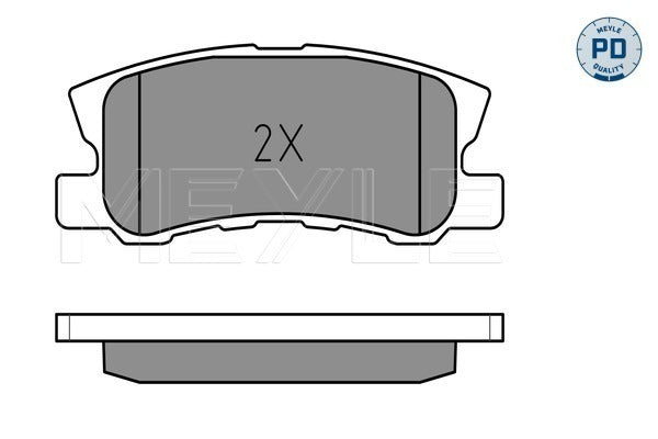 MEYLE Brake Pad Set 025 235 8216/PD
