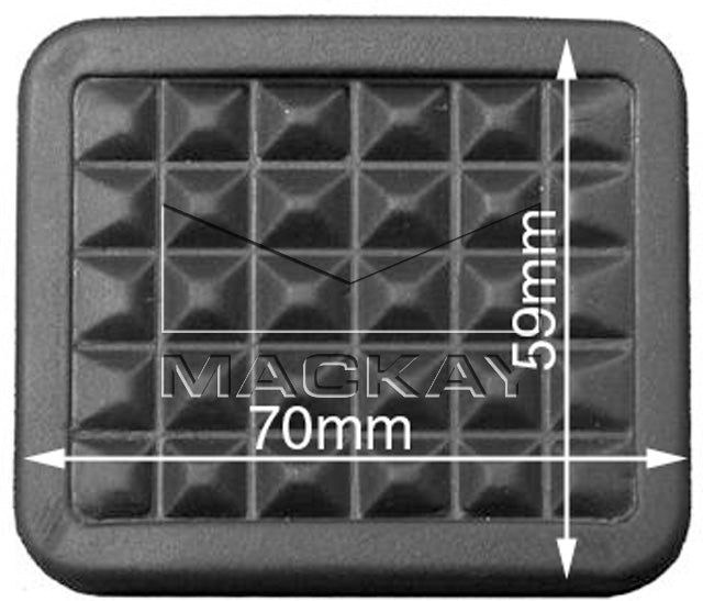 Mackay Clutch Pedal Pad PP2544