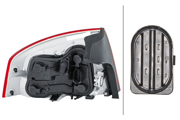 HELLA Tail Light Drivers Side 2VP 965 037-061