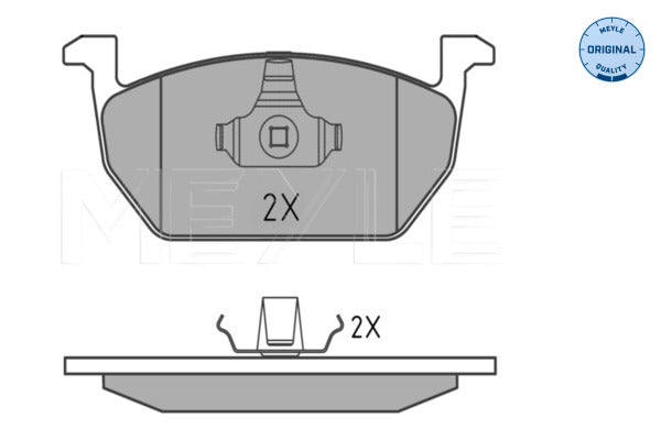 MEYLE Brake Pad Set 025 220 3517