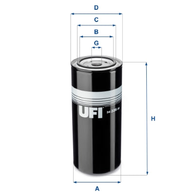UFI Filters Fuel Filter 24.336.00