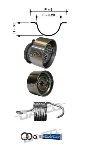 Dayco Timing Belt Kit KTBA045