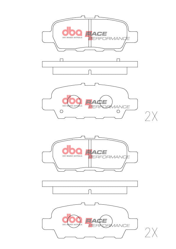 DBA Race Performance Brake Pad Set DB1509RP