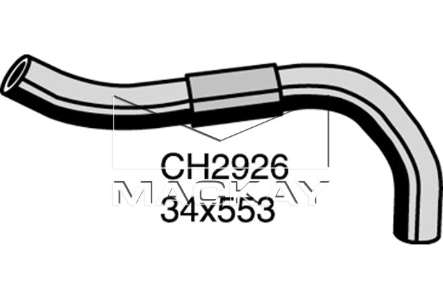 Mackay Bottom Radiator Hose CH2926
