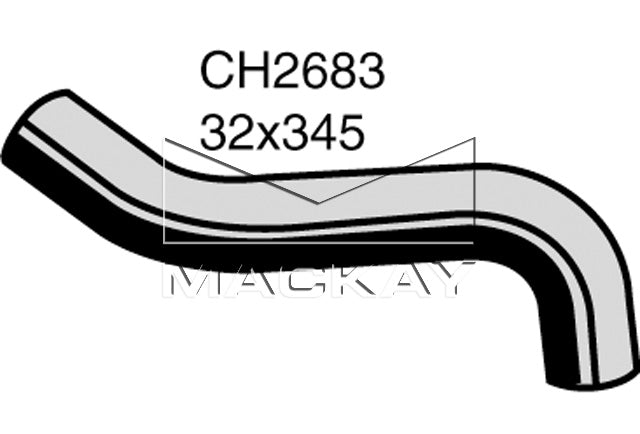 Mackay Top Radiator Hose CH2683