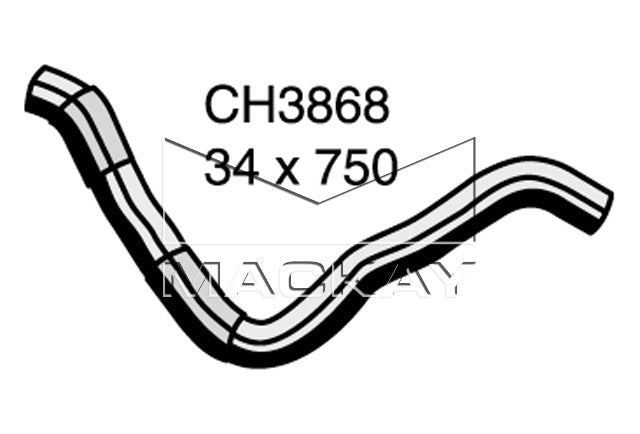 Mackay Bottom Radiator Hose CH3868