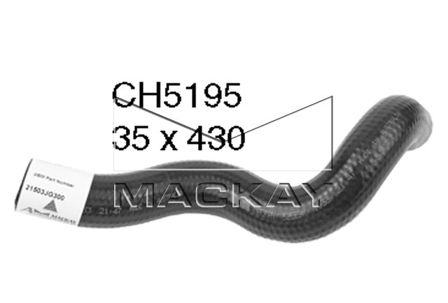 Mackay Bottom Radiator Hose CH5195