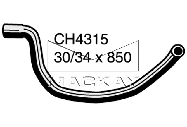 Mackay Bottom Radiator Hose CH4315